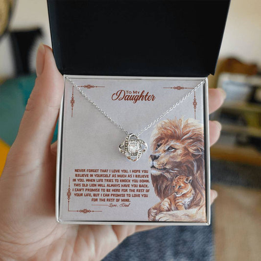 Never Forget - Love Knot Necklace