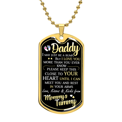 Dad To Be - Dog Tag Necklace