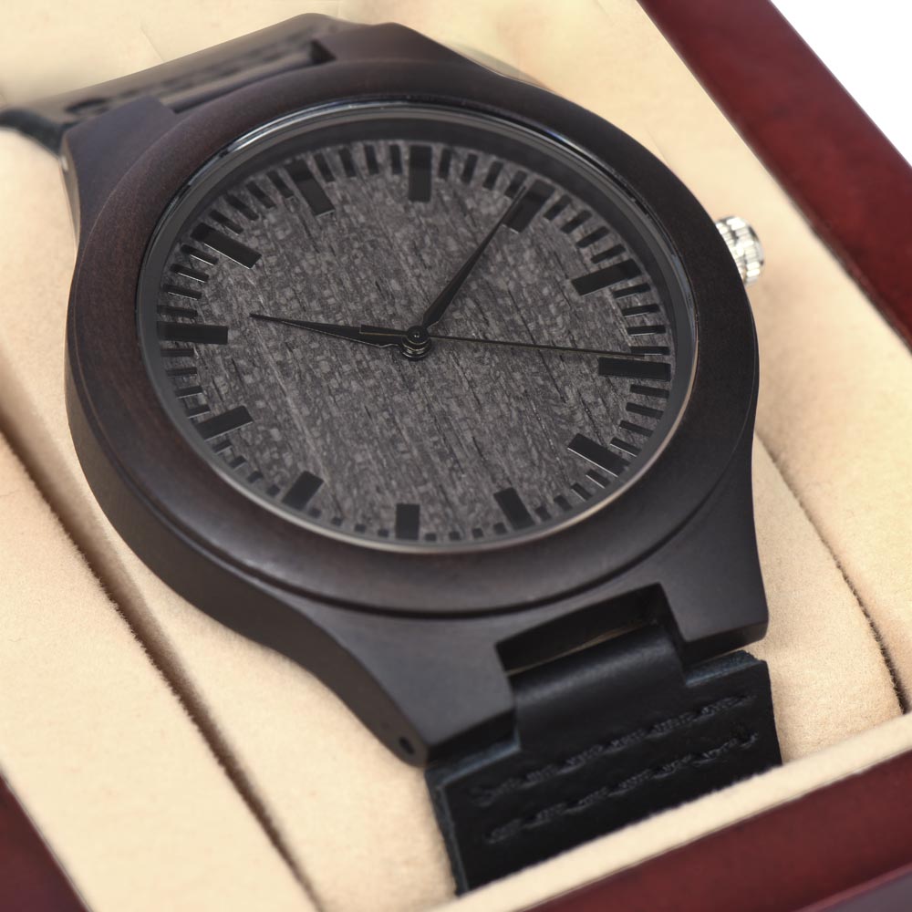 You Are My Life- Wooden Watch