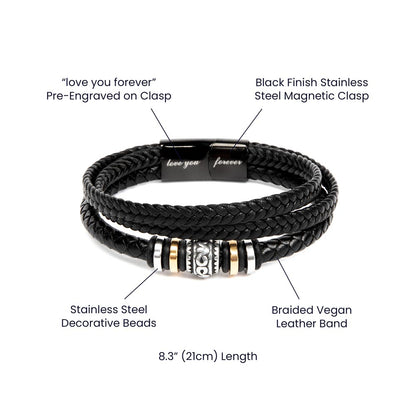 Being Special - Mens Leather Bracelet