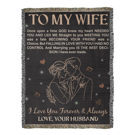 To My Wife - Heirloom Blanket